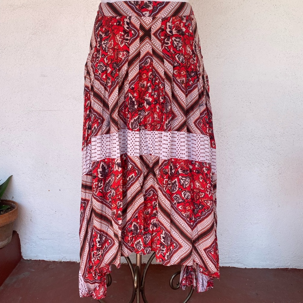 Free people handkerchief skirt